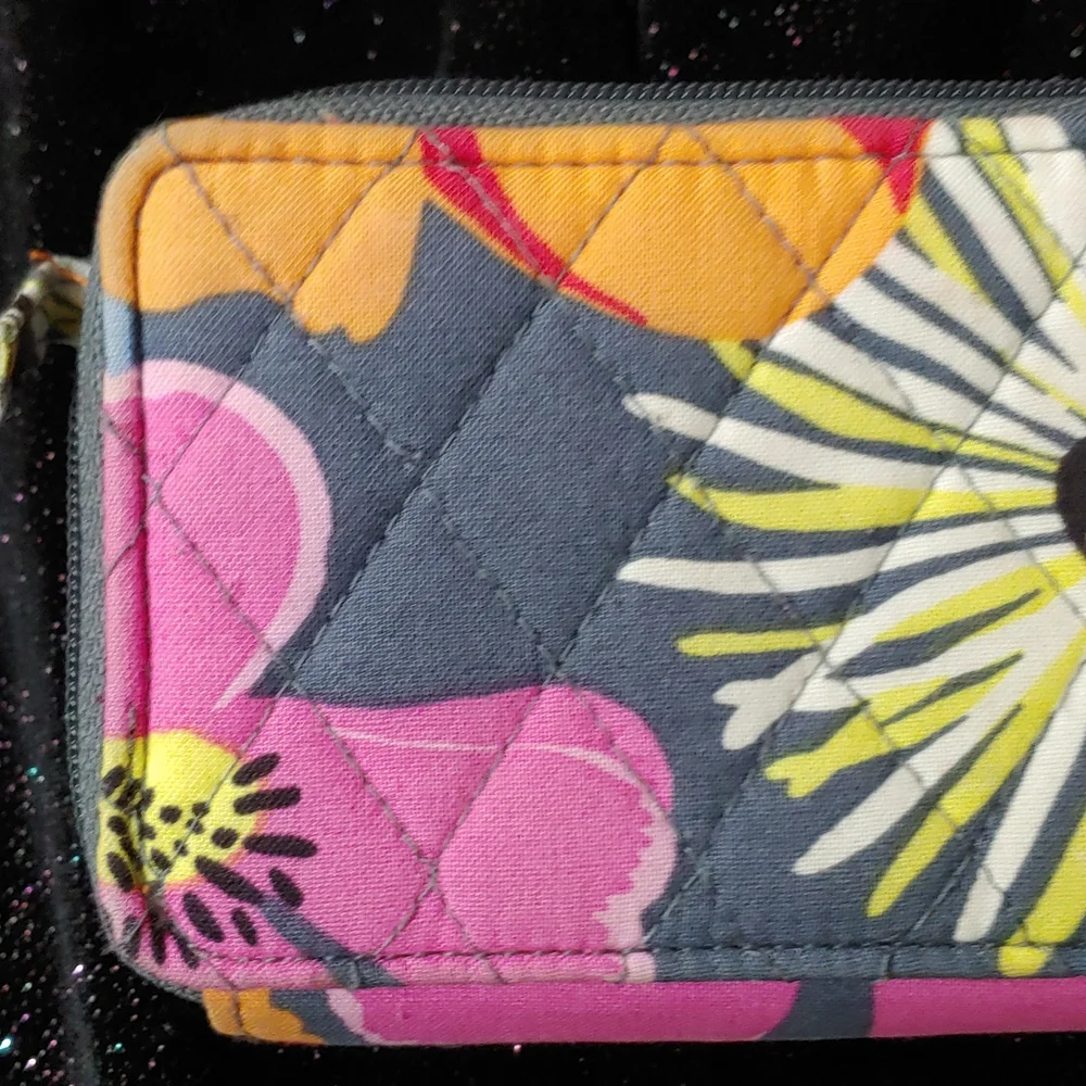 Vera Bradley Jazzy Blooms Wallet - Picture 2 of 16